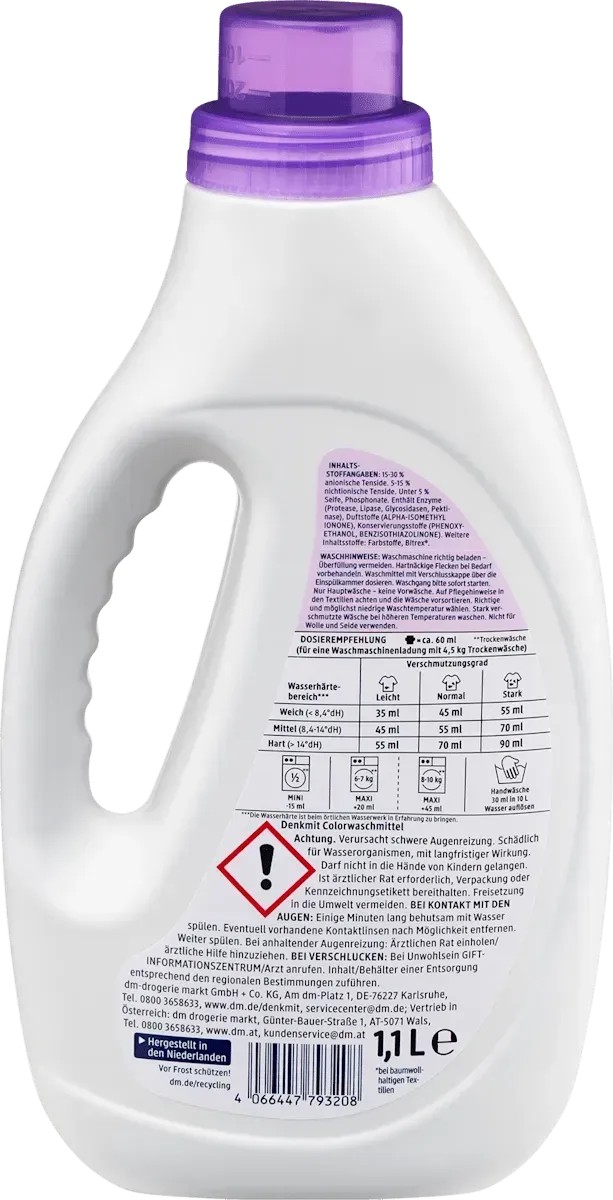 Гель для прання Denkmit Colorwaschmittel 1,1л 11